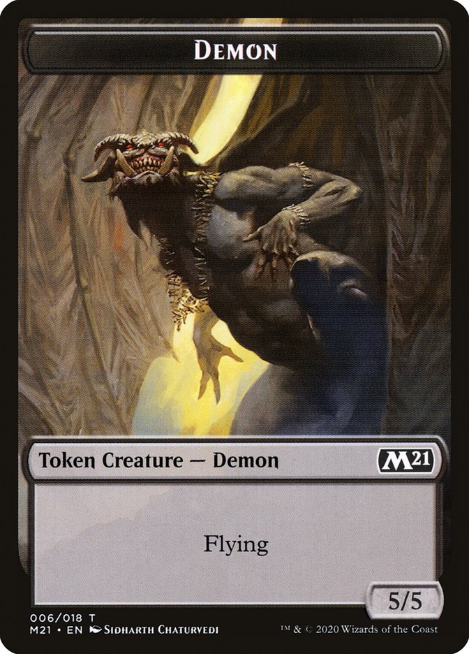 Demon Token [Core Set 2021 Tokens] | Total Play