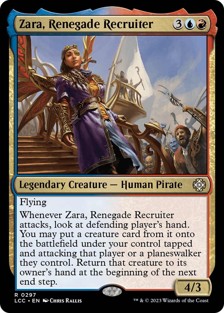 Zara, Renegade Recruiter [The Lost Caverns of Ixalan Commander] | Total Play