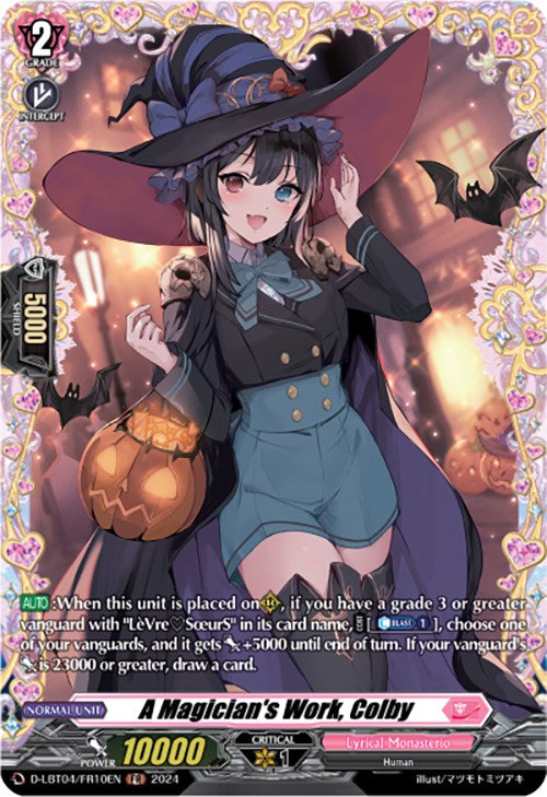 A Magician's Work, Colby (D-LBT04/FR10EN) [Lyrical Monasterio: Trick or Trick!] | Total Play
