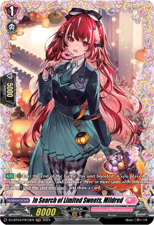 In Search of Limited Sweets, Mildred (D-LBT04/FR15EN) [Lyrical Monasterio: Trick or Trick!] | Total Play
