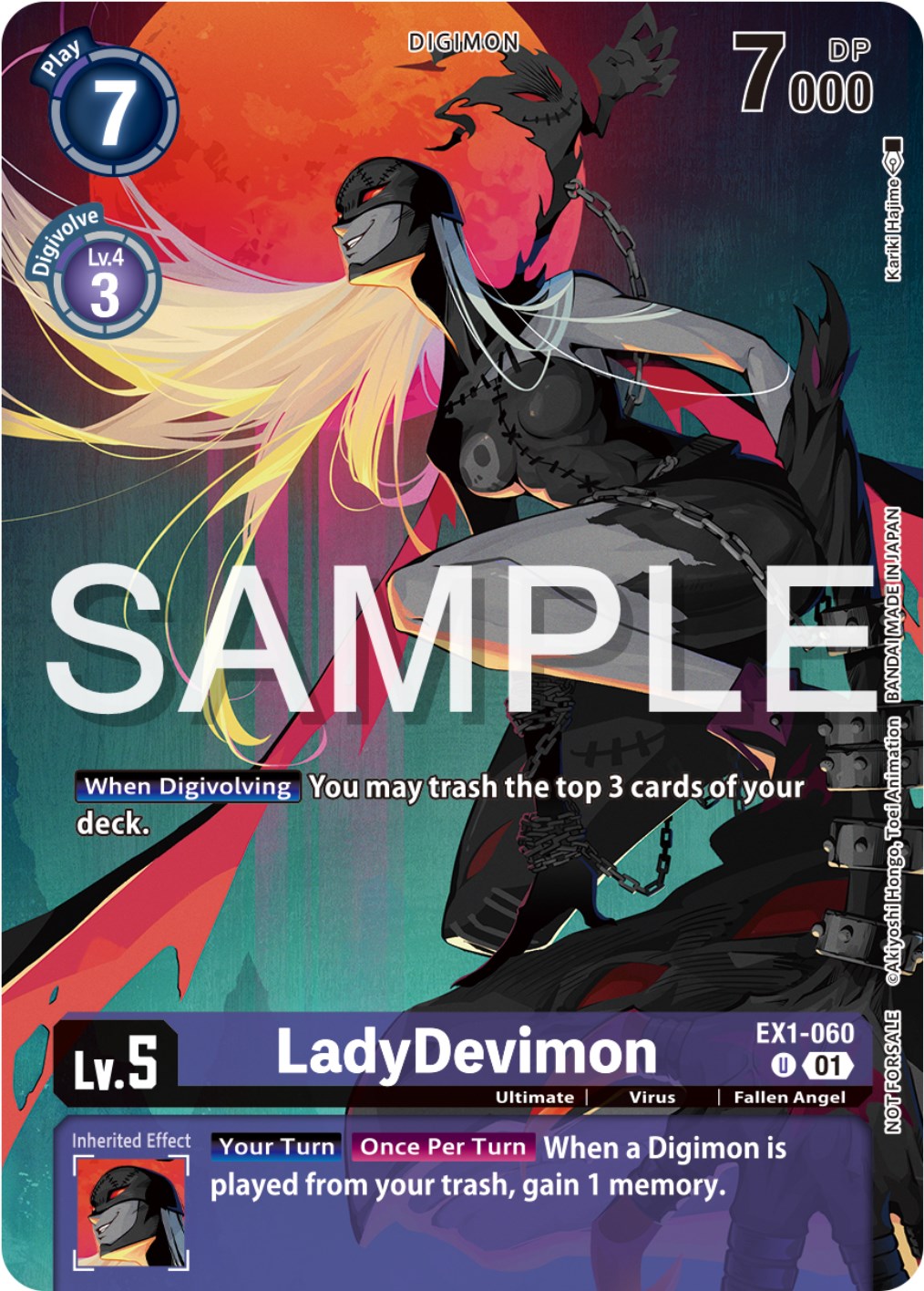 LadyDevimon [EX1-060] (Digimon Illustration Competition Pack 2023) [Classic Collection Promos] | Total Play