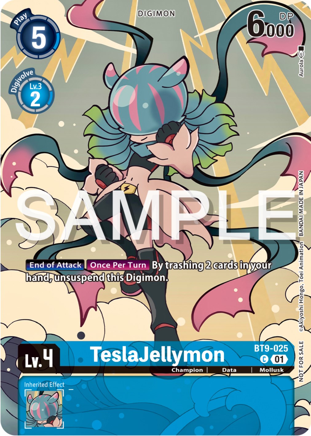 TeslaJellymon [BT9-025] (Digimon Illustration Competition Pack 2023) [X Record Promos] | Total Play