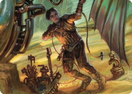 Mishra, Excavation Prodigy Art Card [The Brothers' War Art Series] | Total Play