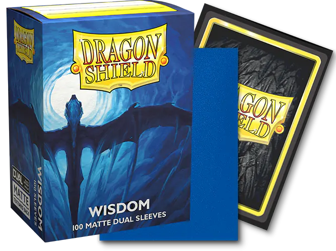 Dragon Shield: Standard 100ct Sleeves - Wisdom (Dual Matte) | Total Play