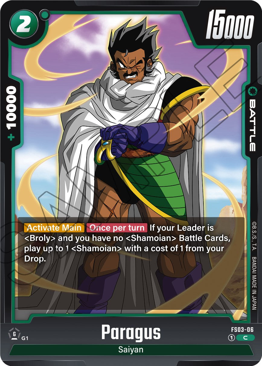 Paragus (FS03-06) [Starter Deck: Broly] | Total Play