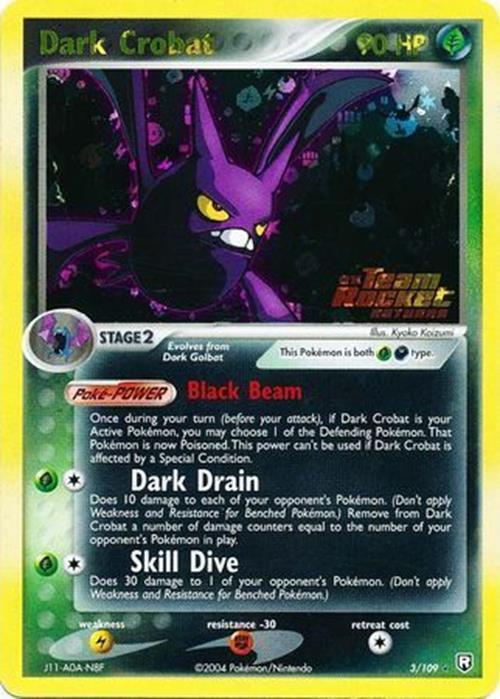 Dark Crobat (3/109) (Stamped) [EX: Team Rocket Returns] | Total Play