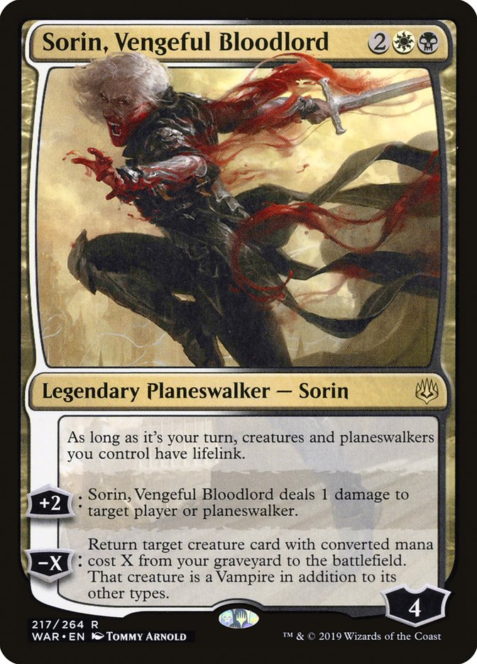 Sorin, Vengeful Bloodlord [War of the Spark] | Total Play