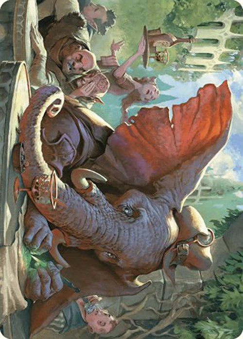 Loxodon Eavesdropper Art Card [Murders at Karlov Manor Art Series] | Total Play