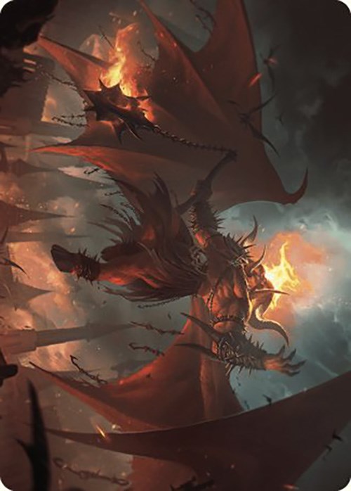 Rakdos, Patron of Chaos Art Card (22/49) [Murders at Karlov Manor Art Series] | Total Play