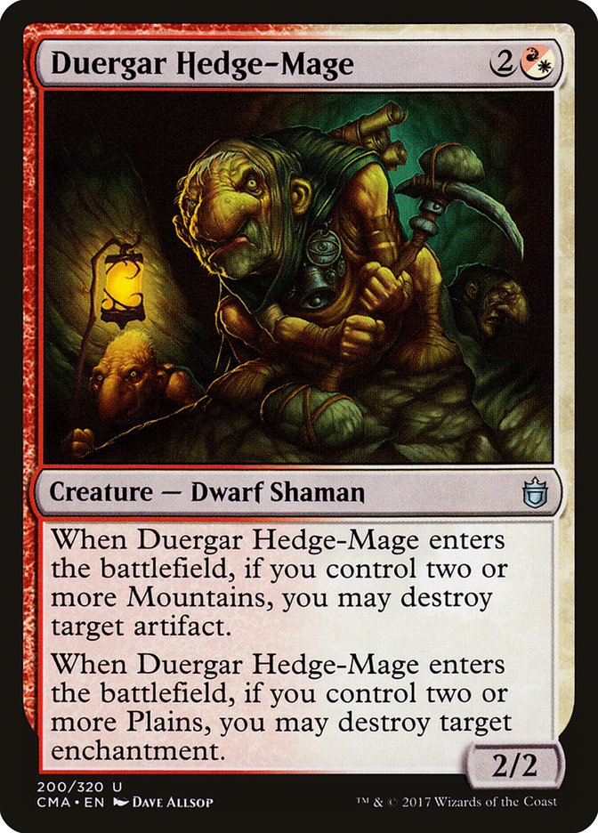 Duergar Hedge-Mage [Commander Anthology] | Total Play