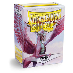Dragon Shield: Standard 100ct Sleeves - Pink (Matte) | Total Play
