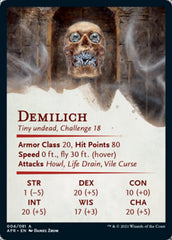 Demilich Art Card [Dungeons & Dragons: Adventures in the Forgotten Realms Art Series] | Total Play