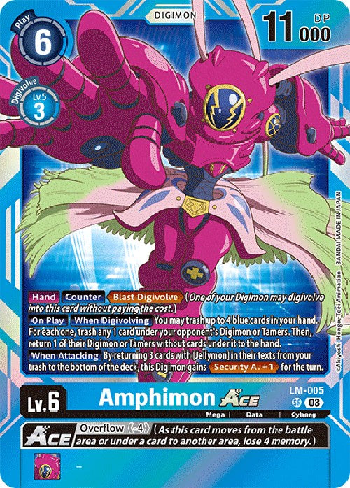 Amphimon Ace [LM-005] (English Exclusive) [Exceed Apocalypse] | Total Play