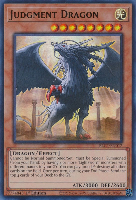 Judgment Dragon [BLC1-EN012] Ultra Rare | Total Play