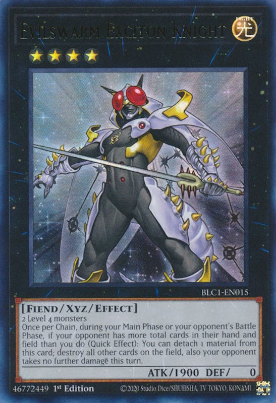 Evilswarm Exciton Knight [BLC1-EN015] Ultra Rare | Total Play