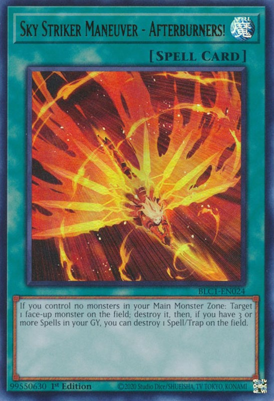 Sky Striker Maneuver - Afterburners! [BLC1-EN024] Ultra Rare | Total Play