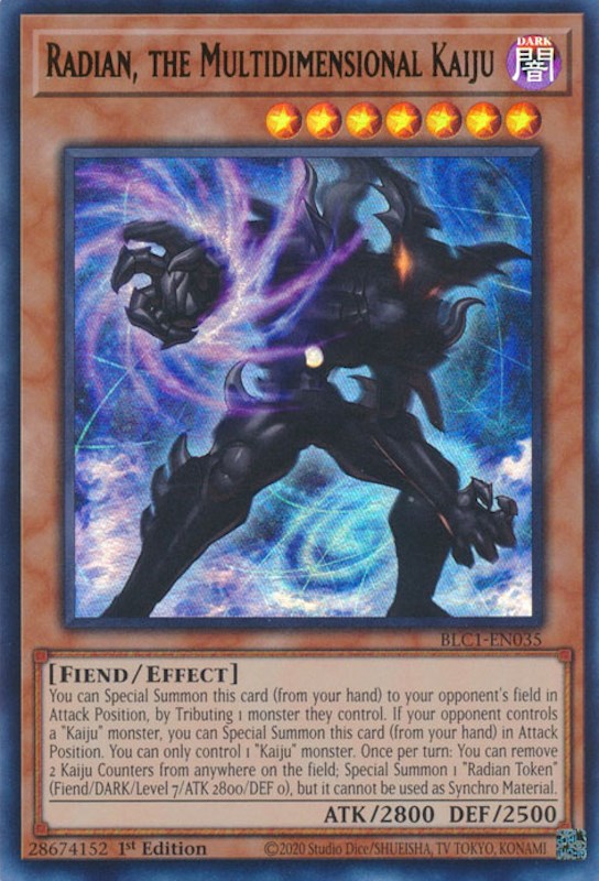 Radian, the Multidimensional Kaiju [BLC1-EN035] Ultra Rare | Total Play