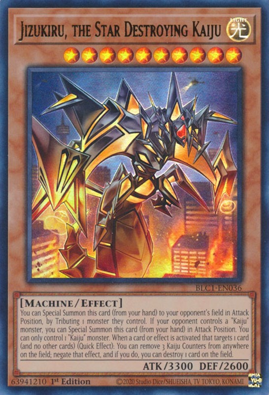 Jizukiru, the Star Destroying Kaiju [BLC1-EN036] Ultra Rare | Total Play