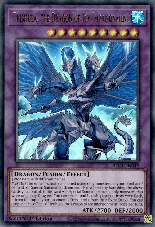 Trishula, the Dragon of Icy Imprisonment [BLC1-EN045] Ultra Rare | Total Play