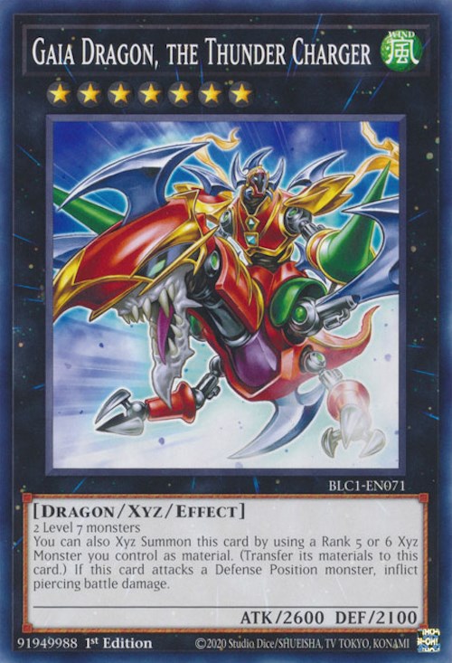 Gaia Dragon, the Thunder Charger [BLC1-EN071] Common | Total Play