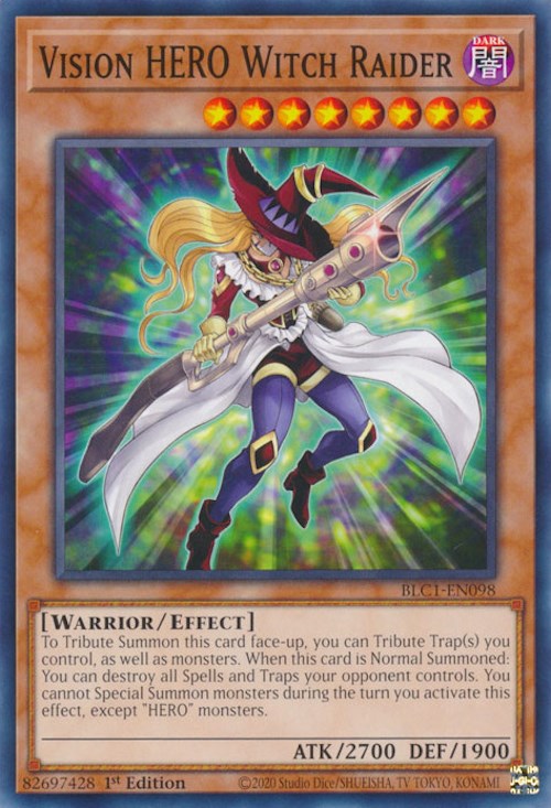 Vision HERO Witch Raider [BLC1-EN098] Common | Total Play