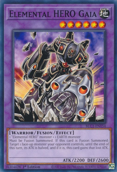 Elemental HERO Gaia [BLC1-EN154] Common | Total Play