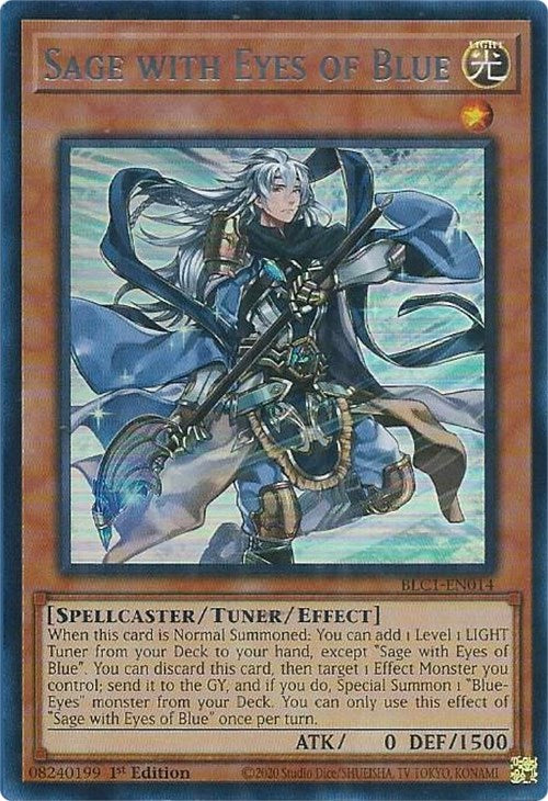Sage with Eyes of Blue (Silver) [BLC1-EN014] Ultra Rare | Total Play