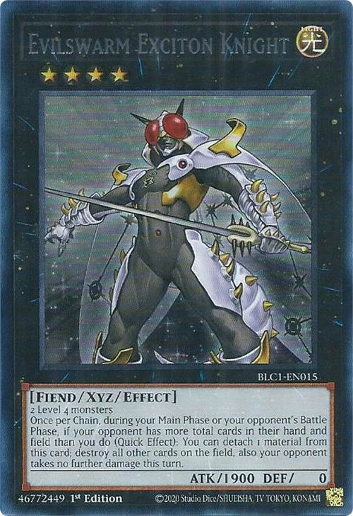 Evilswarm Exciton Knight (Silver) [BLC1-EN015] Ultra Rare | Total Play