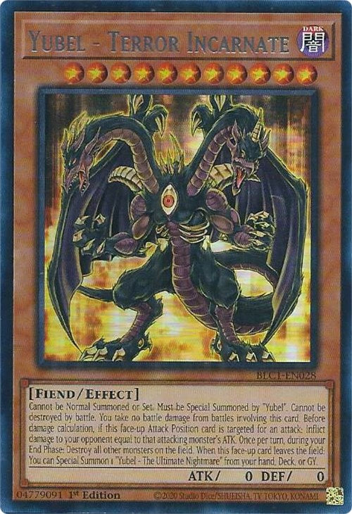 Yubel - Terror Incarnate (Silver) [BLC1-EN028] Ultra Rare | Total Play