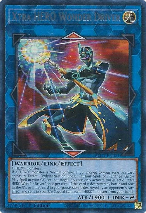 Xtra HERO Wonder Driver (Silver) [BLC1-EN031] Ultra Rare | Total Play