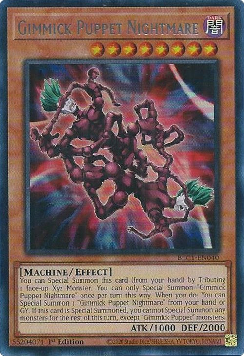 Gimmick Puppet Nightmare (Silver) [BLC1-EN040] Ultra Rare | Total Play