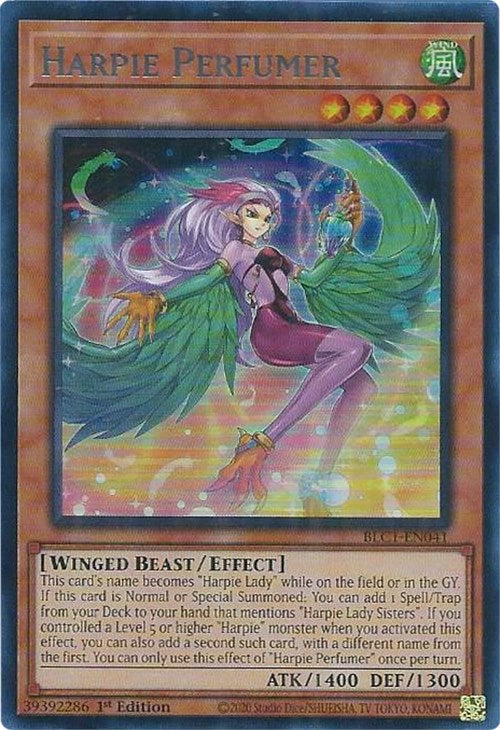 Harpie Perfumer (Silver) [BLC1-EN041] Ultra Rare | Total Play