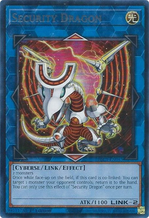 Security Dragon (Silver) [BLC1-EN043] Ultra Rare | Total Play