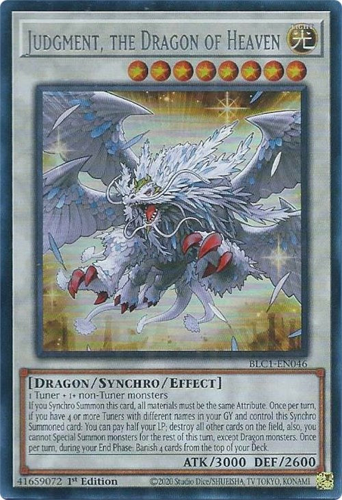 Judgment, the Dragon of Heaven (Silver) [BLC1-EN046] Ultra Rare | Total Play