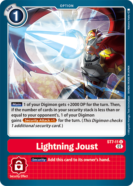 Lightning Joust [ST7-11] [Starter Deck: Gallantmon] | Total Play