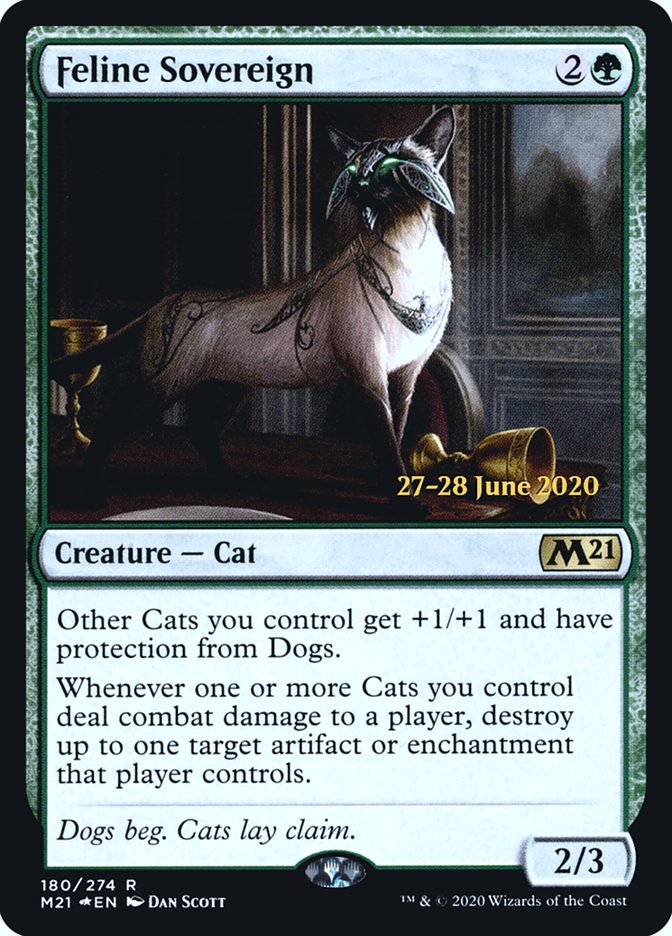 Feline Sovereign [Core Set 2021 Prerelease Promos] | Total Play