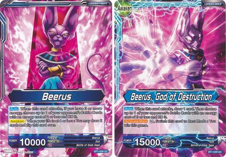 Beerus // Beerus, God of Destruction (BT1-029) [Galactic Battle] | Total Play