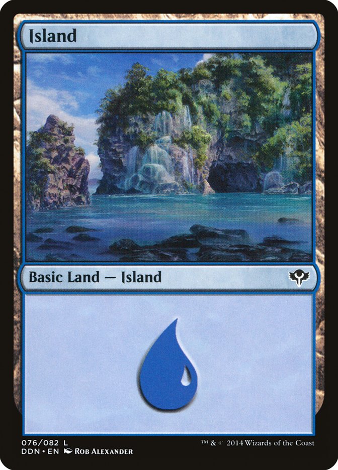 Island (76) [Duel Decks: Speed vs. Cunning] | Total Play