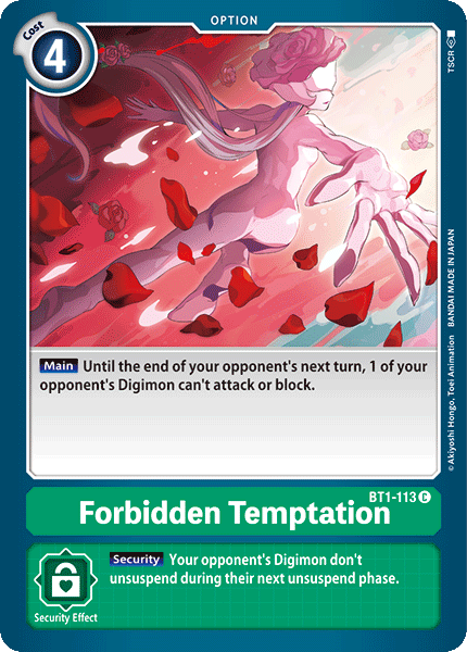 Forbidden Temptation [BT1-113] [Release Special Booster Ver.1.0] | Total Play