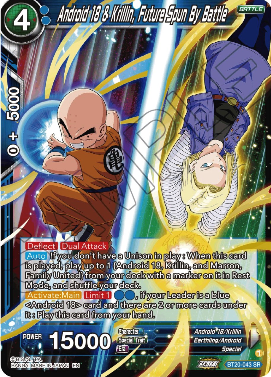 Android 18 & Krillin, Future Spun By Battle (BT20-043) [Power Absorbed] | Total Play