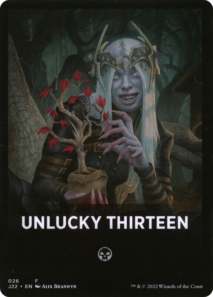 Unlucky Thirteen Theme Card [Jumpstart 2022 Front Cards] | Total Play