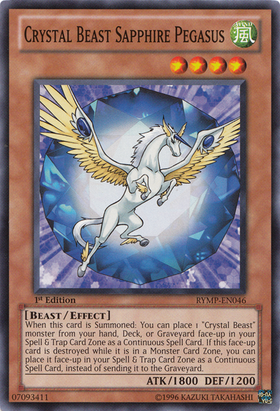 Crystal Beast Sapphire Pegasus [RYMP-EN046] Common | Total Play