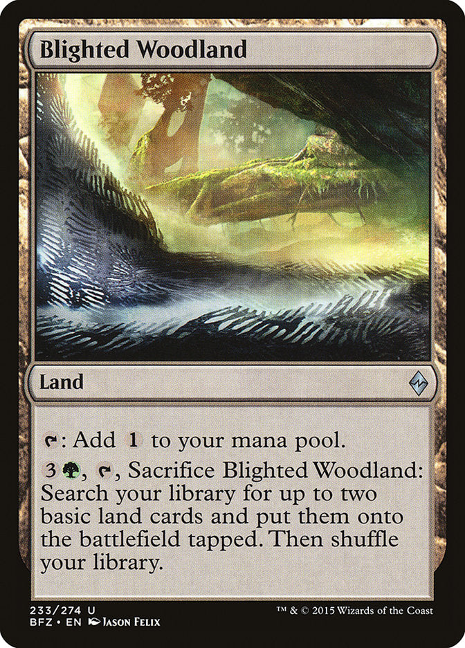 Blighted Woodland [Battle for Zendikar] | Total Play