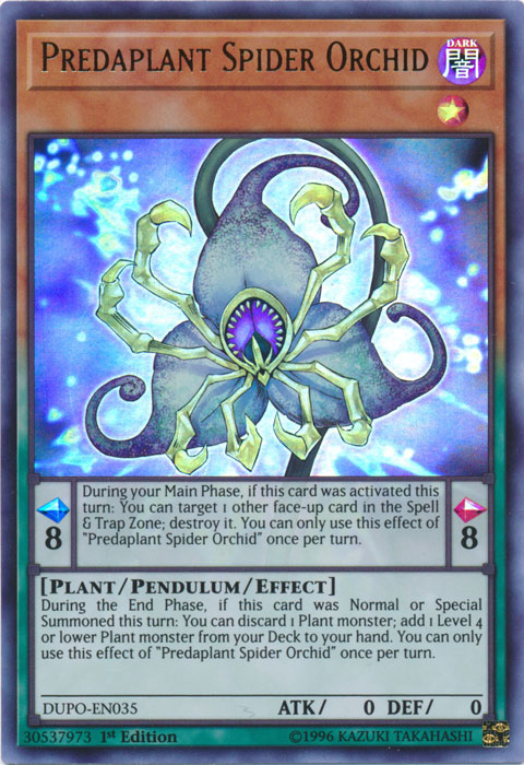 Predaplant Spider Orchid [DUPO-EN035] Ultra Rare | Total Play