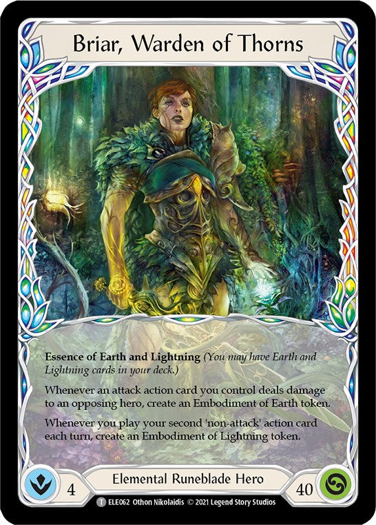 Briar, Warden of Thorns // Briar [ELE062 // ELE063] (Tales of Aria Unlimited) | Total Play