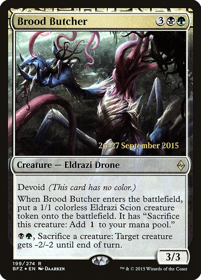 Brood Butcher [Battle for Zendikar Prerelease Promos] | Total Play