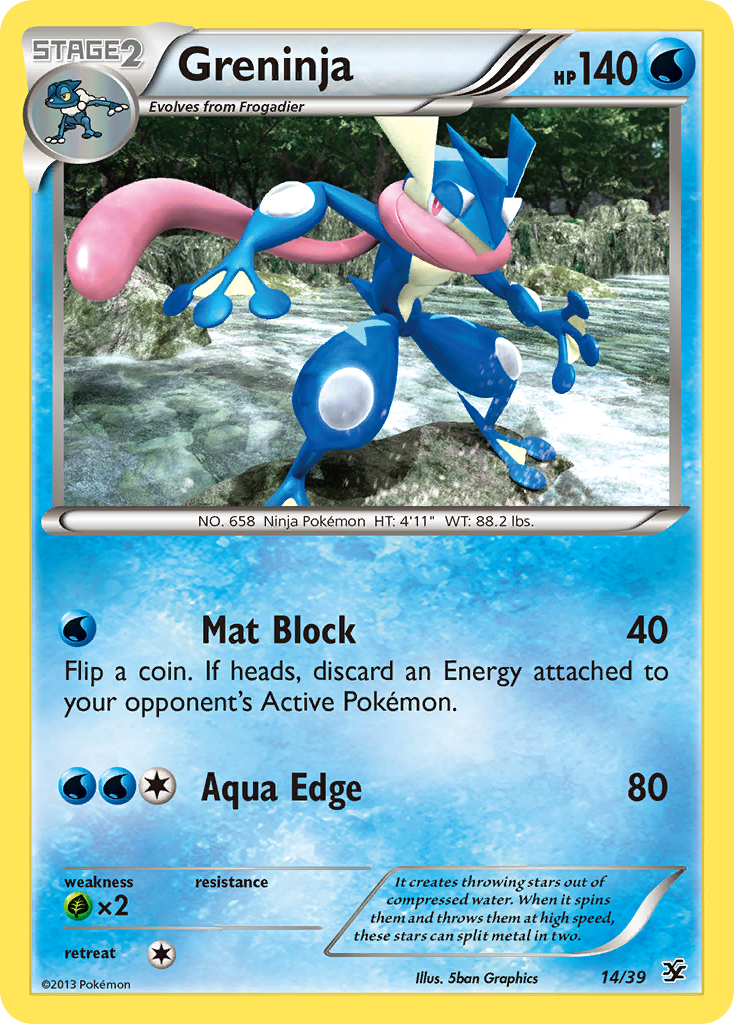 Greninja (14/39) [XY: Kalos Starter Set] | Total Play