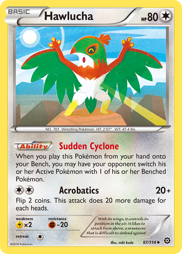 Hawlucha (97/114) [XY: Steam Siege] | Total Play