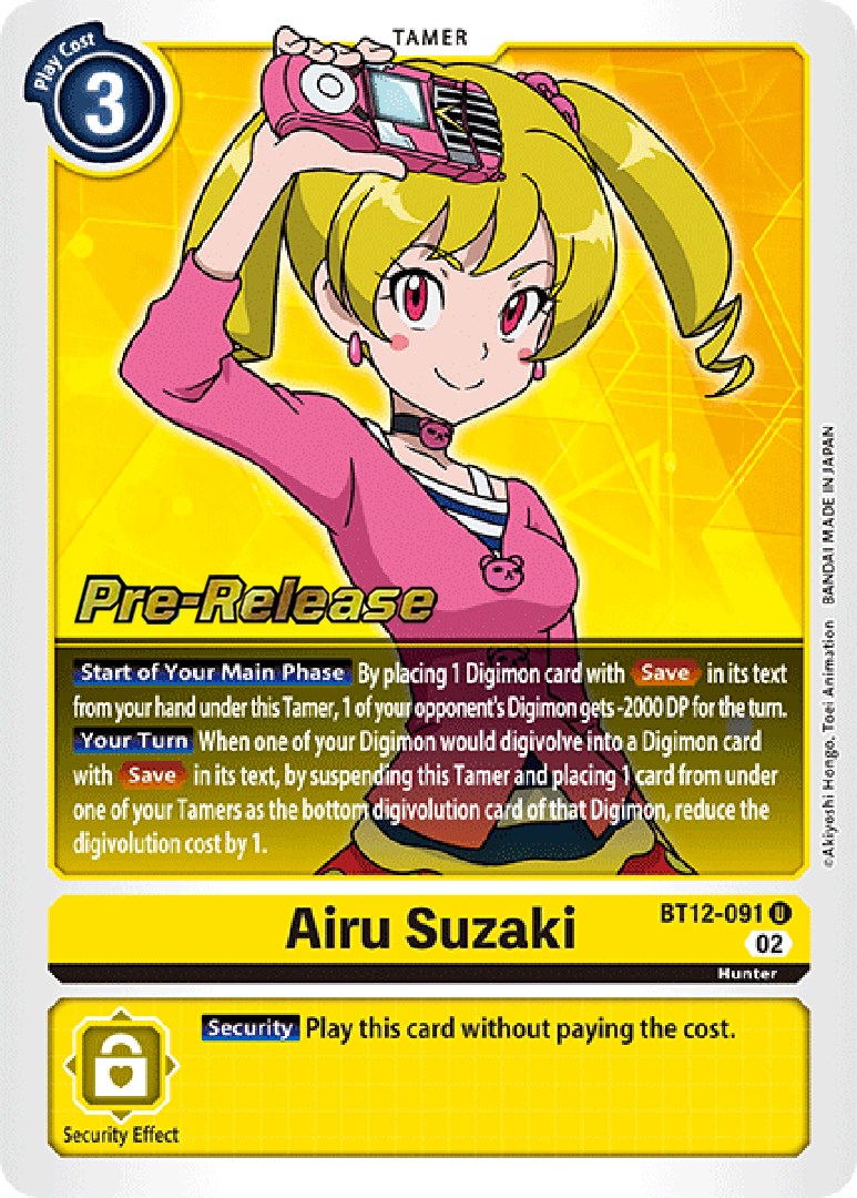 Airu Suzaki [BT12-091] [Across Time Pre-Release Cards] | Total Play