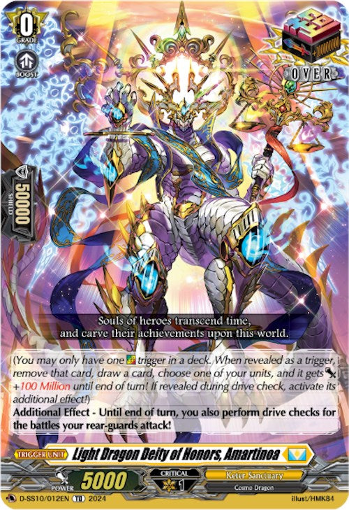 Light Dragon Deity of Honors, Amartinoa (D-SS10/012EN) [Stride Deckset -Luard-] | Total Play